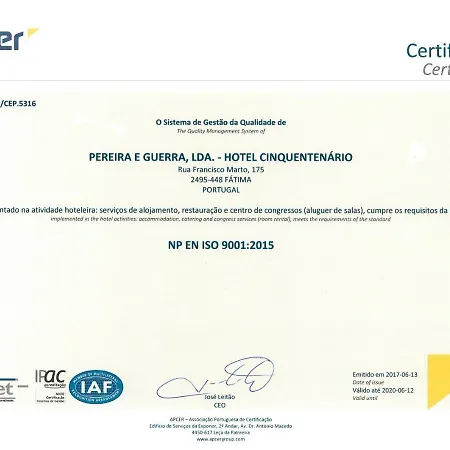 Cinquentenario & Conference Center פאטימה